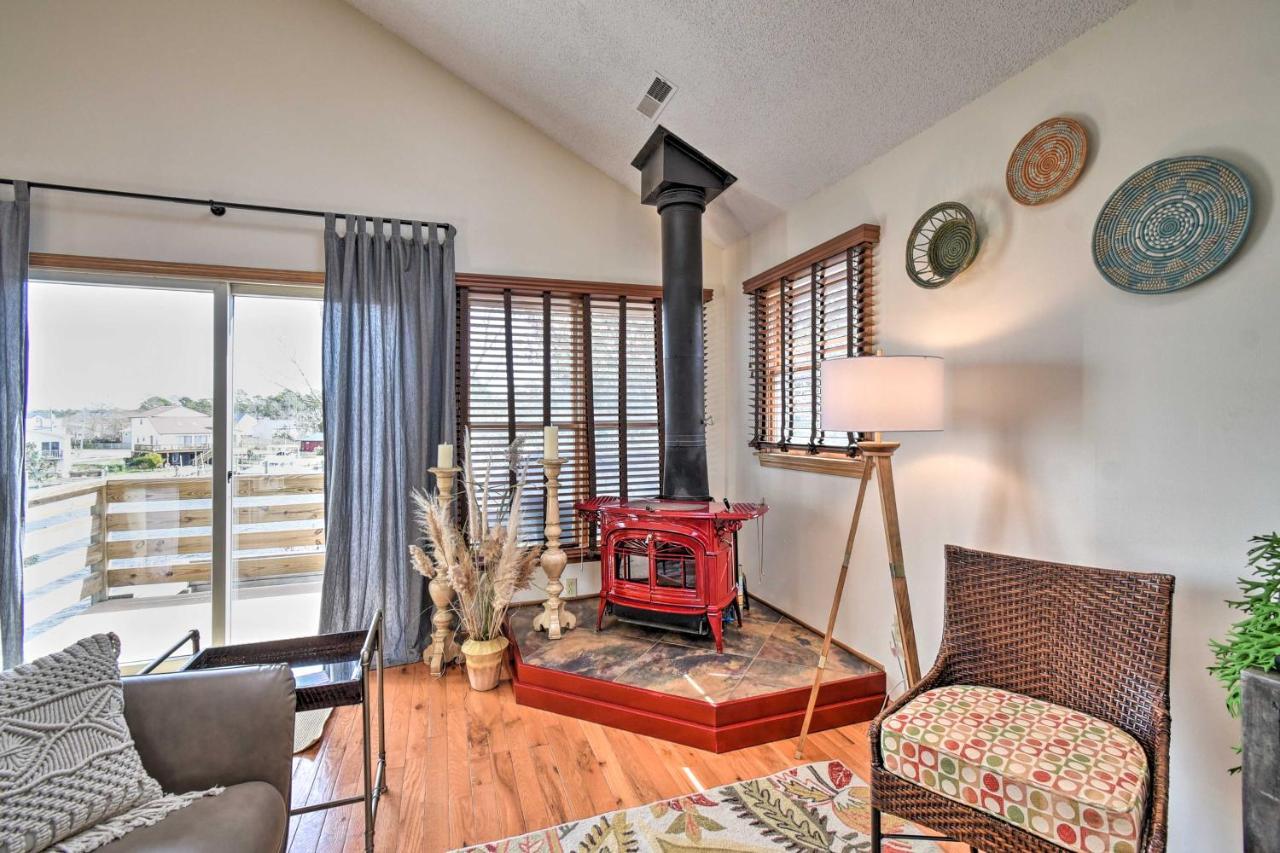 High-End Canalfront Paradise With Dock And Kayaks! Kill Devil Hills Dış mekan fotoğraf