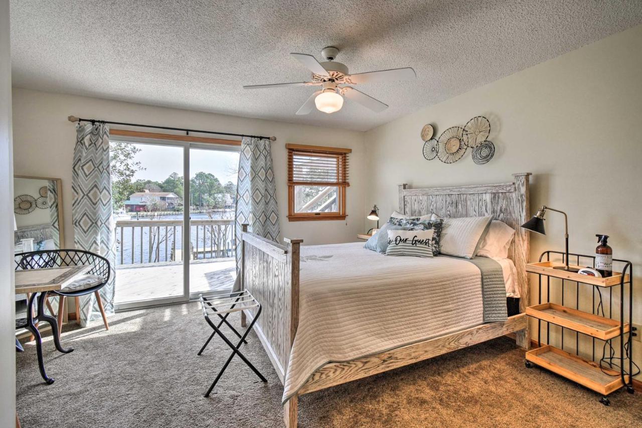 High-End Canalfront Paradise With Dock And Kayaks! Kill Devil Hills Dış mekan fotoğraf